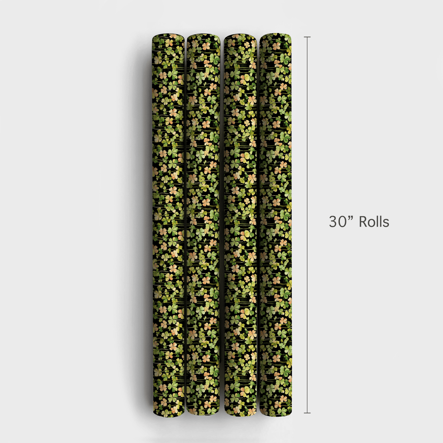 Struck Gold and Green - Wrapping Paper - Aspen & Arlo