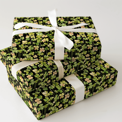 Struck Gold and Green - Wrapping Paper - Aspen & Arlo