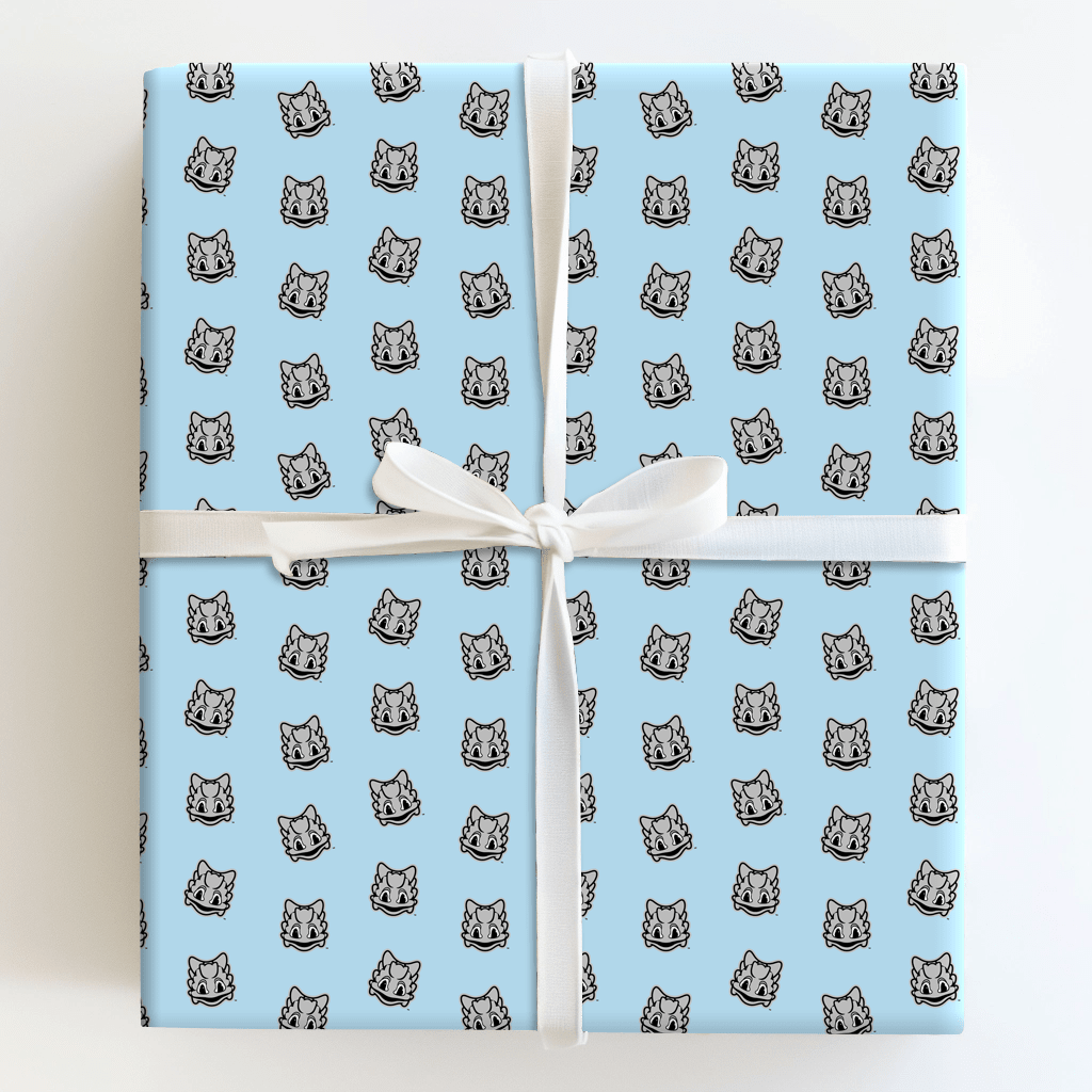 Little Horned Frog - Wrapping Paper - Aspen & Arlo