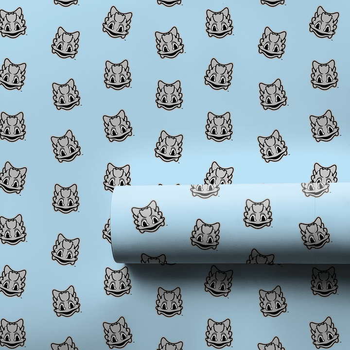 Little Horned Frog - Wrapping Paper - Aspen & Arlo