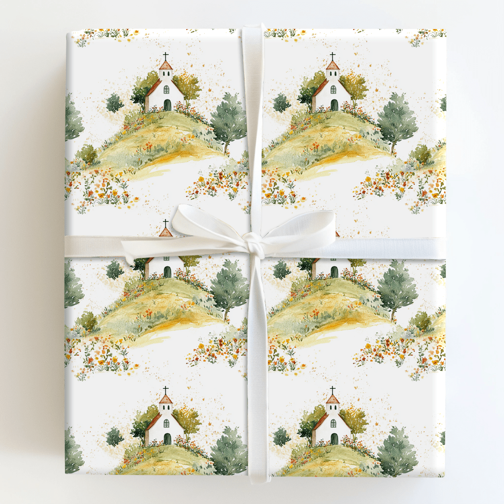 Chapel in the Garden - Wrapping Paper - Aspen & Arlo