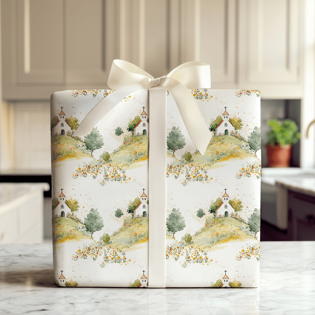 Chapel in the Garden - Wrapping Paper - Aspen & Arlo