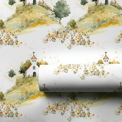 Chapel in the Garden - Wrapping Paper - Aspen & Arlo