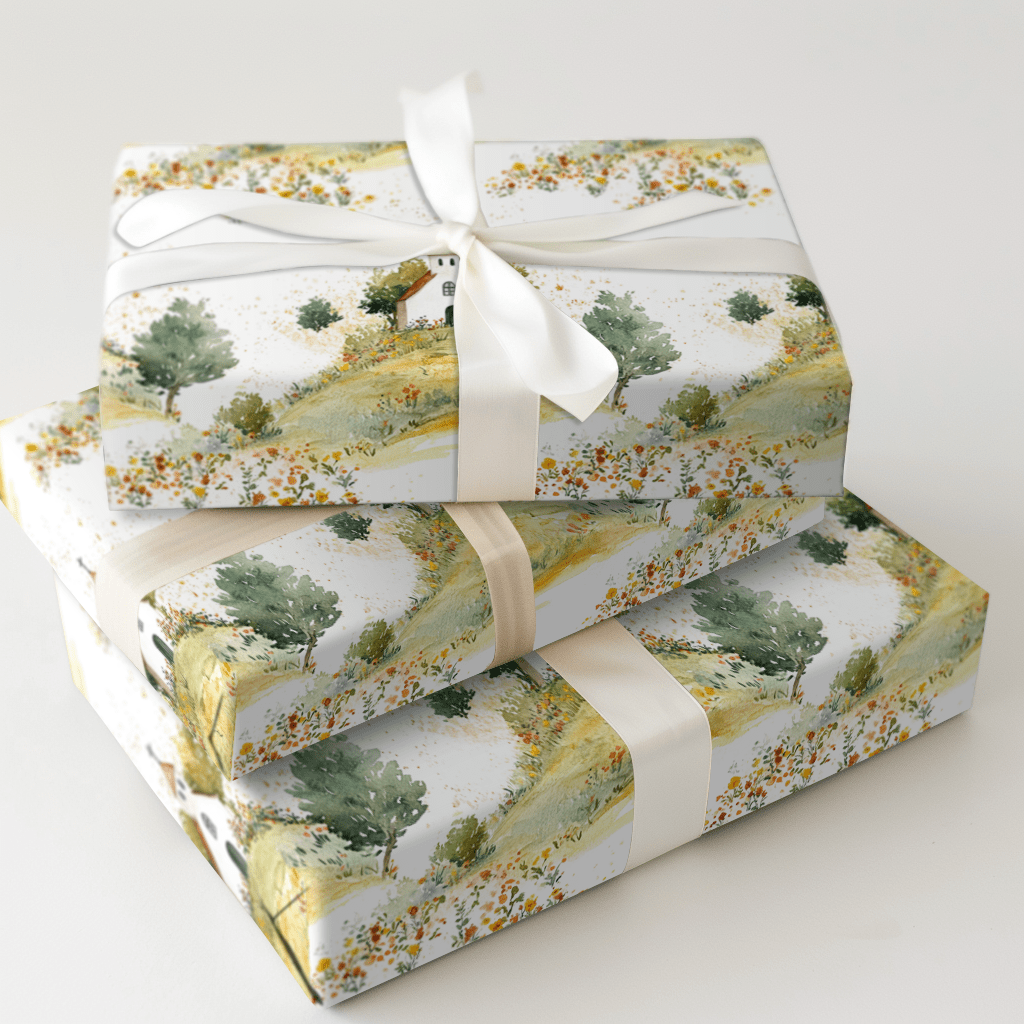 Chapel in the Garden - Wrapping Paper - Aspen & Arlo