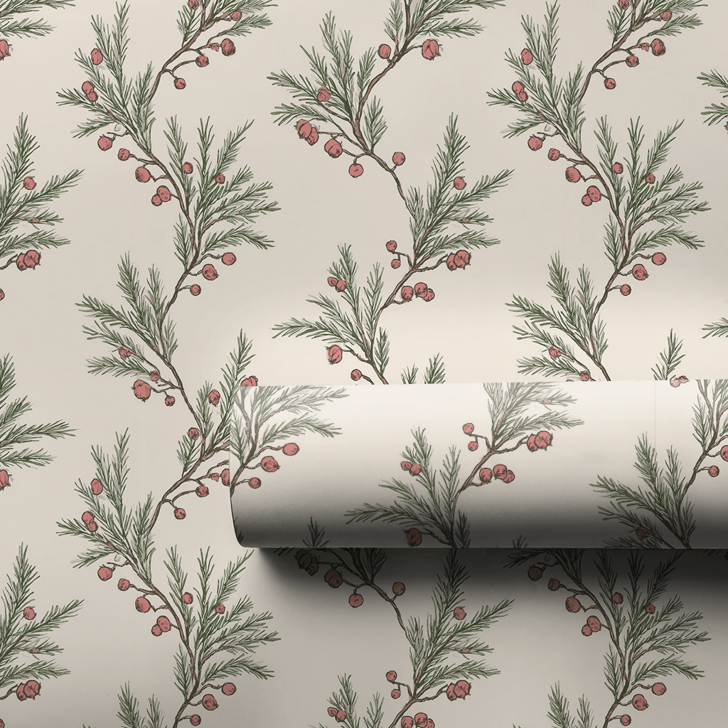 Cedar Sprig - Wrapping Paper - Aspen & Arlo