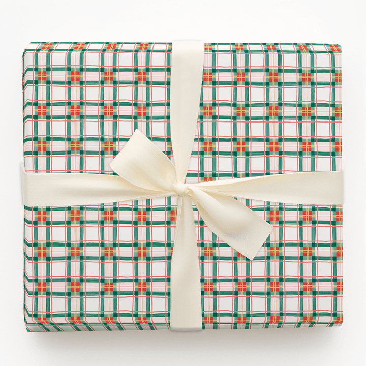 Merry Little Plaid - Wrapping Paper - Aspen & Arlo