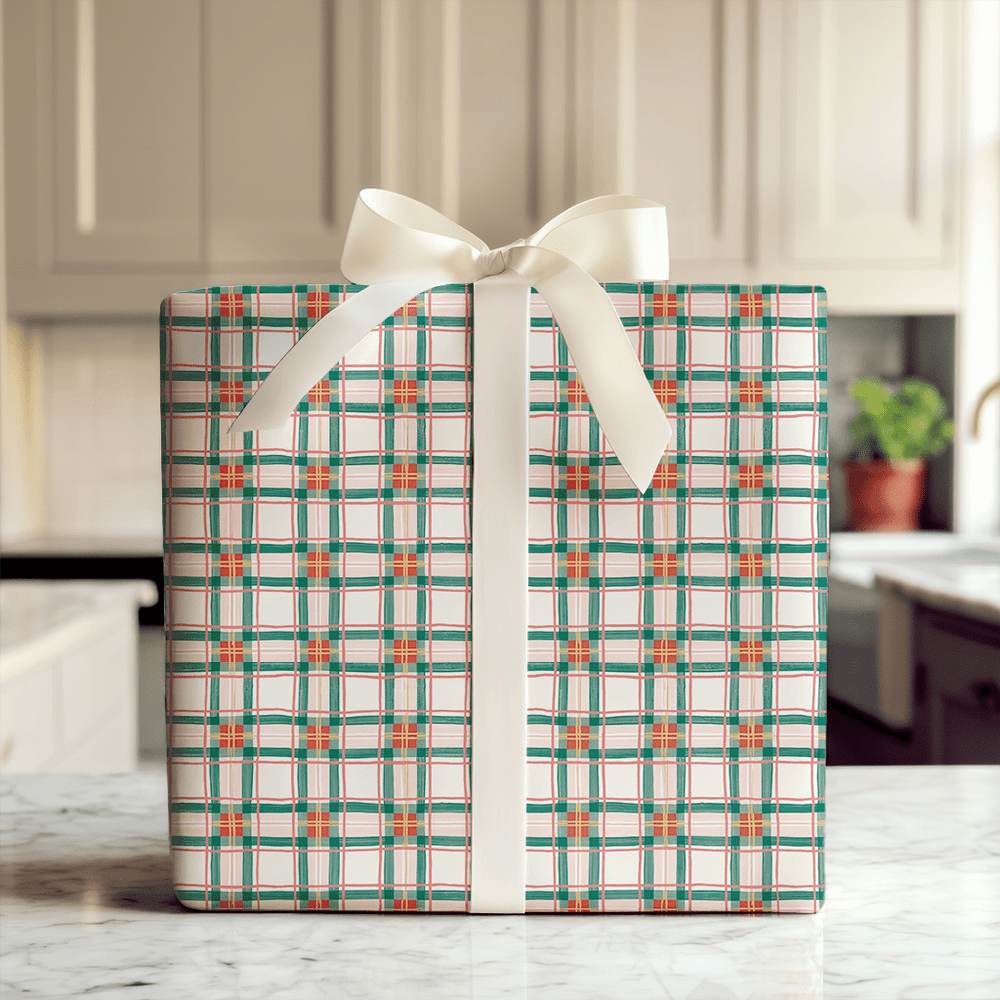 Merry Little Plaid - Wrapping Paper - Aspen & Arlo