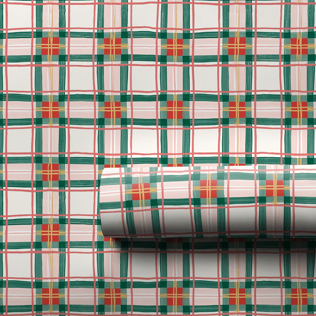 Merry Little Plaid - Wrapping Paper - Aspen & Arlo
