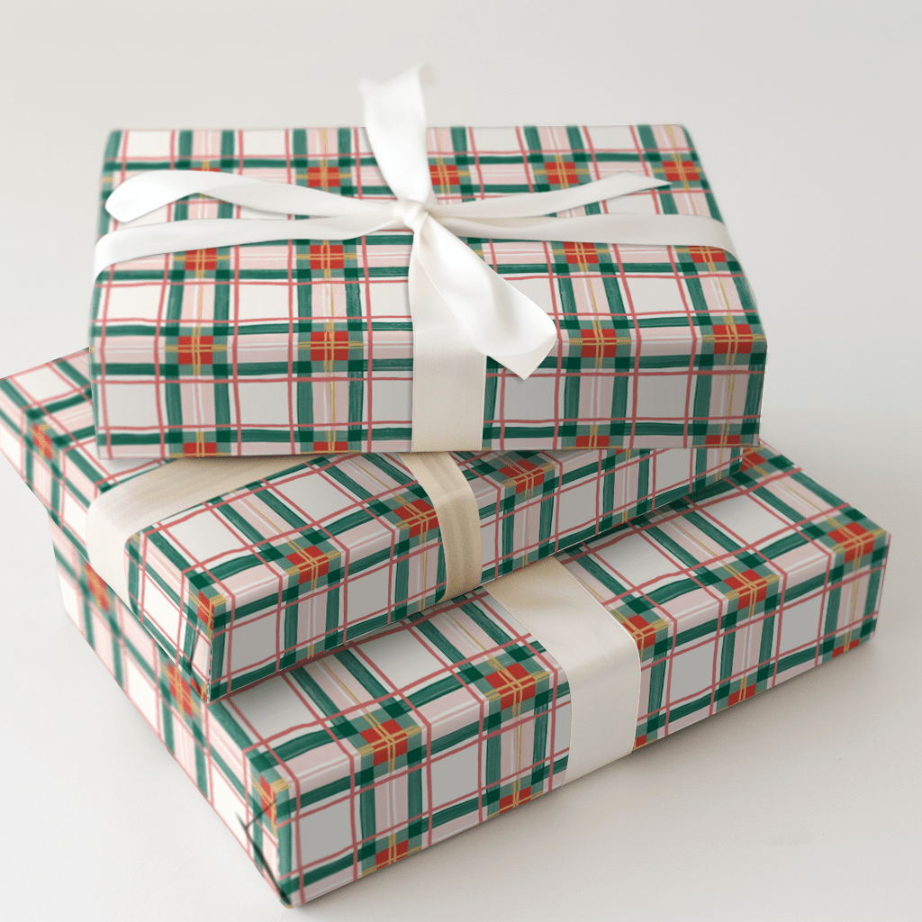Merry Little Plaid - Wrapping Paper - Aspen & Arlo