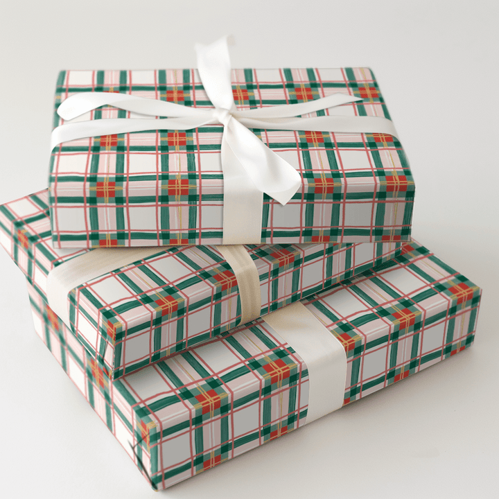 Merry Little Plaid - Wrapping Paper - Aspen & Arlo