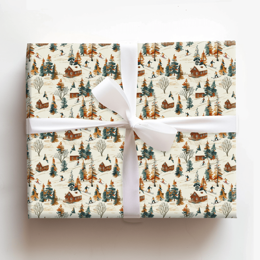 Ski Lodge - Wrapping Paper - Aspen & Arlo