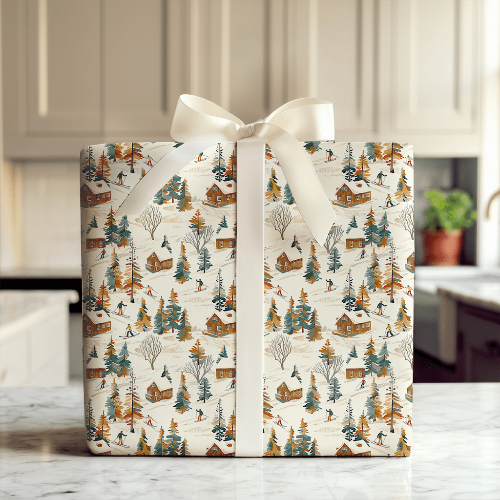 Ski Lodge - Wrapping Paper - Aspen & Arlo