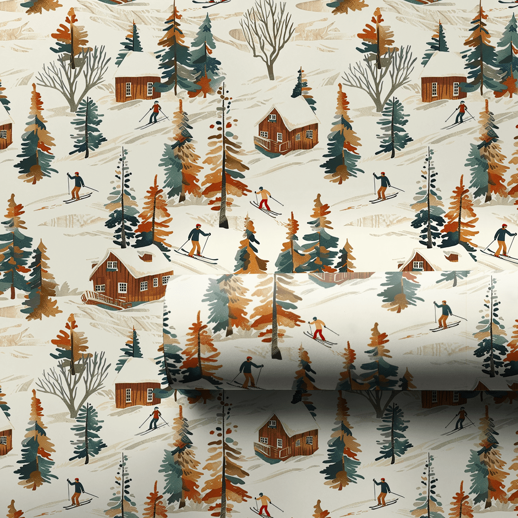 Ski Lodge - Wrapping Paper - Aspen & Arlo