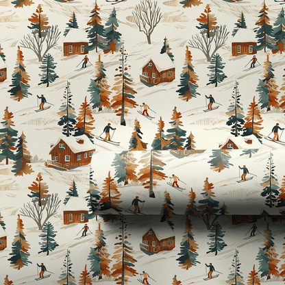 Ski Lodge - Wrapping Paper - Aspen & Arlo