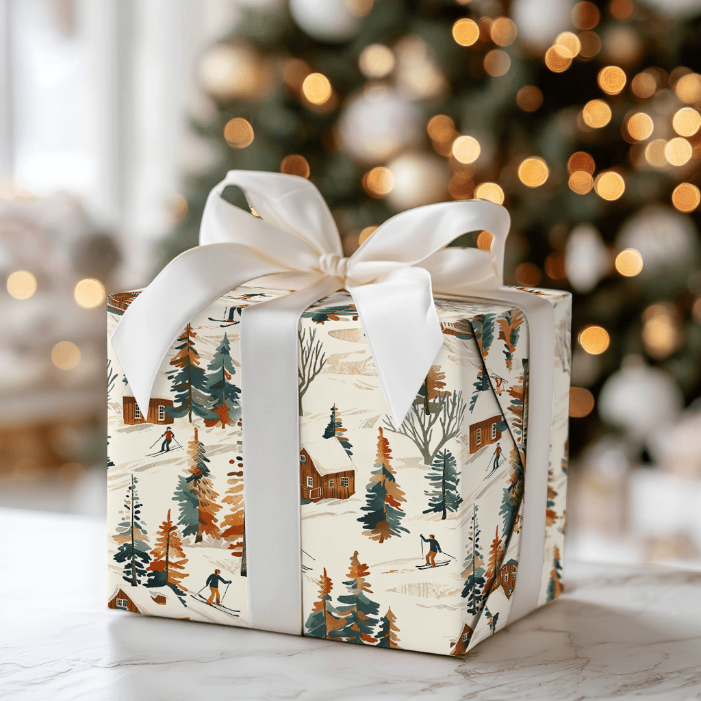 Ski Lodge - Wrapping Paper - Aspen & Arlo