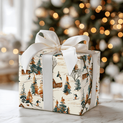 Ski Lodge - Wrapping Paper - Aspen & Arlo