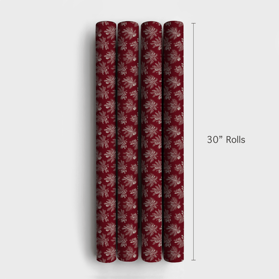 Scarlet Toile - Wrapping Paper - Aspen & Arlo
