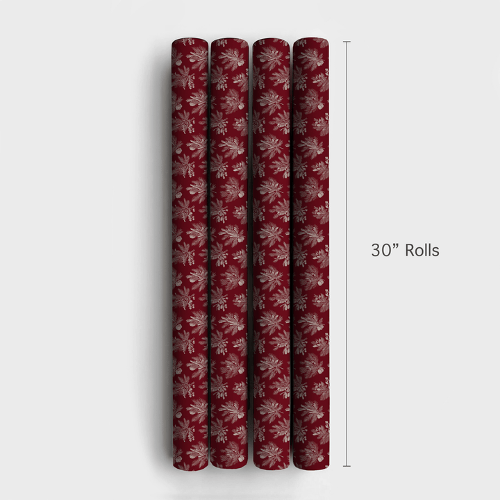 Scarlet Toile - Wrapping Paper - Aspen & Arlo