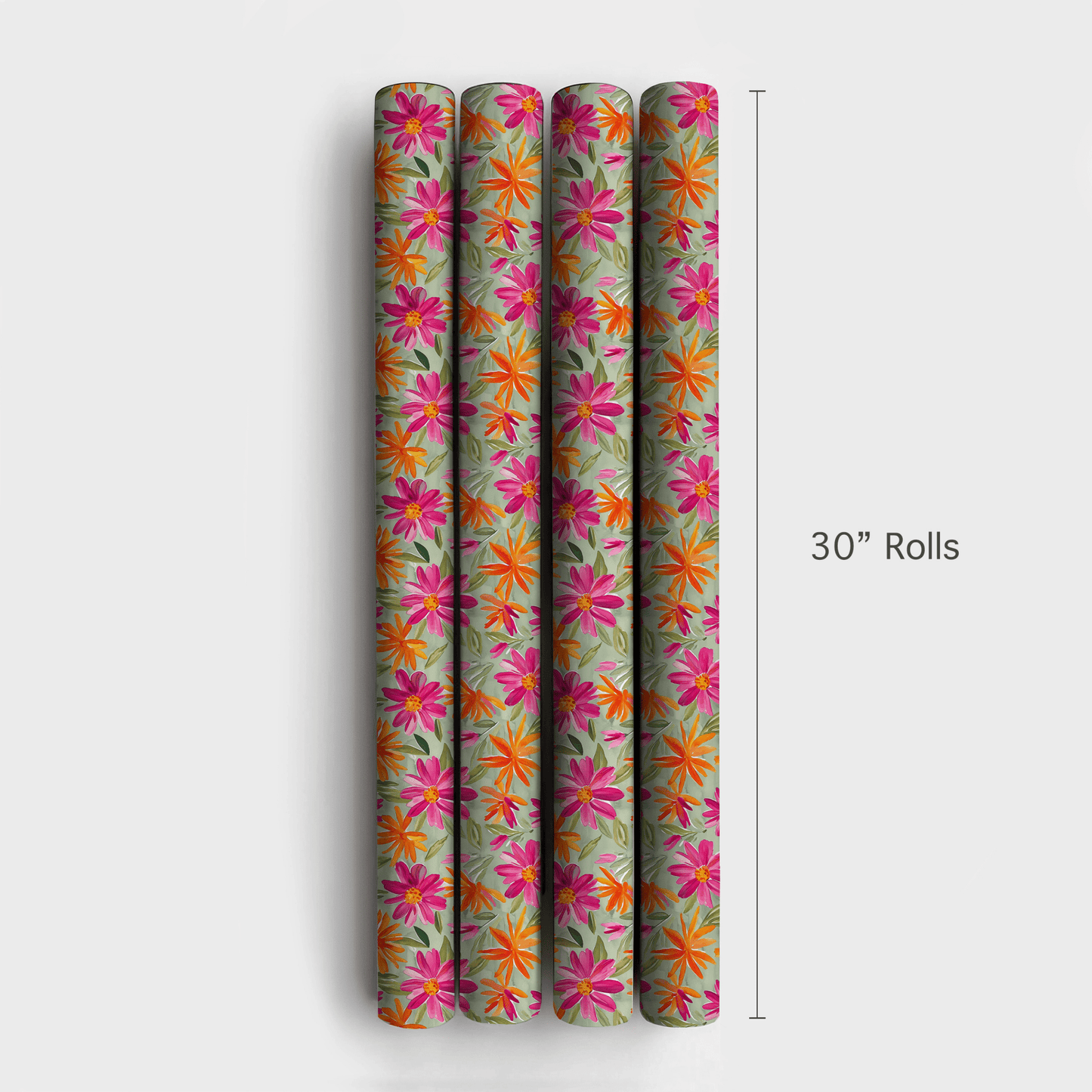 Blooming in Brilliant - Wrapping Paper - Aspen & Arlo