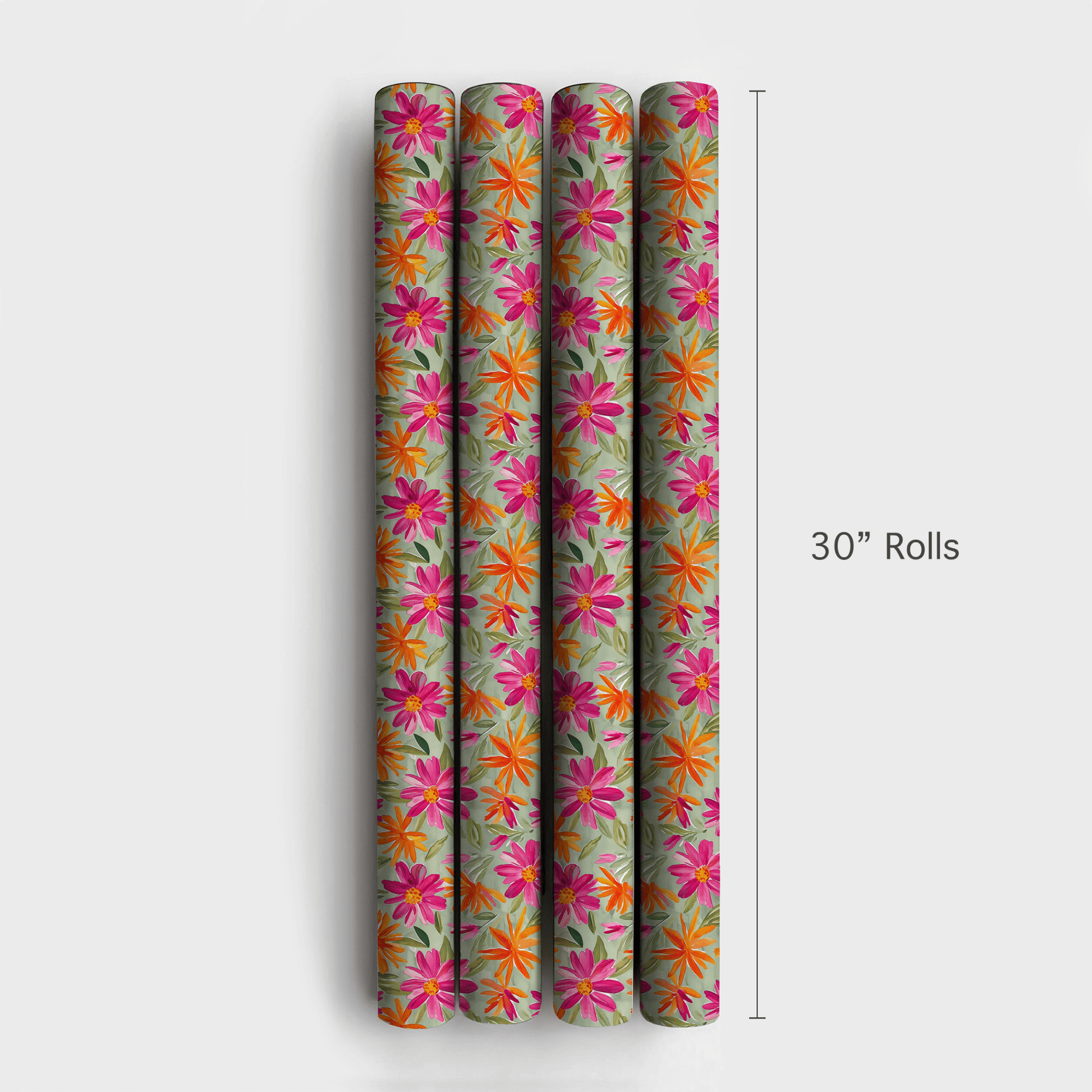 Blooming in Brilliant - Wrapping Paper - Aspen & Arlo