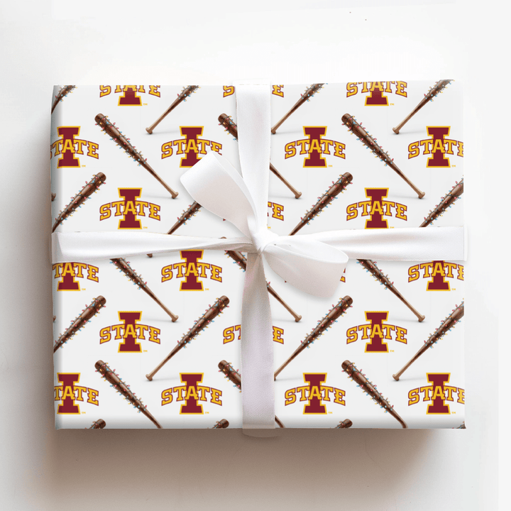 Iowa State Holiday Sluggers - Wrapping Paper - Aspen & Arlo