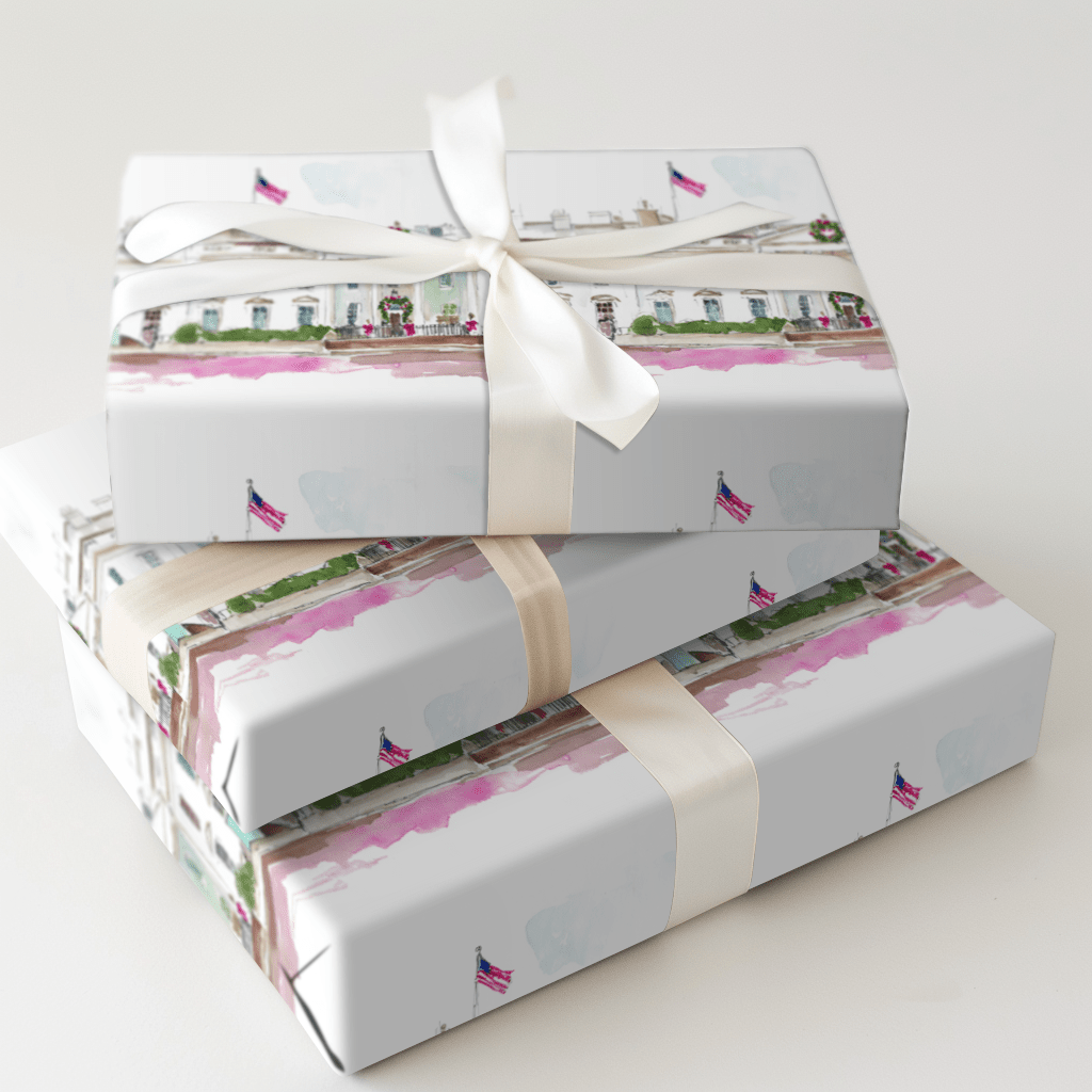 Deck the White House - Wrapping Paper - Aspen & Arlo