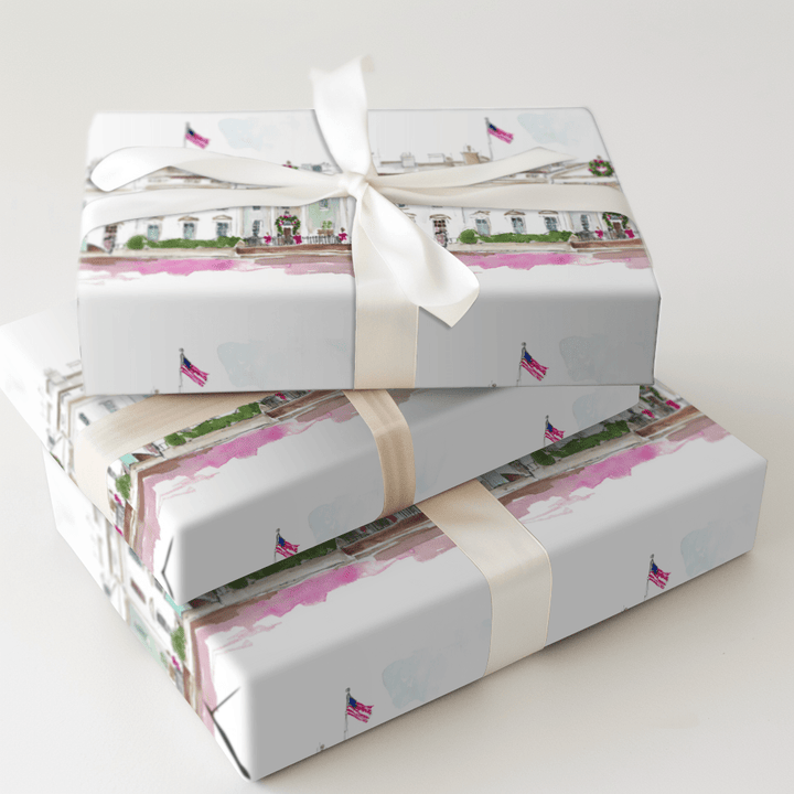 Deck the White House - Wrapping Paper - Aspen & Arlo