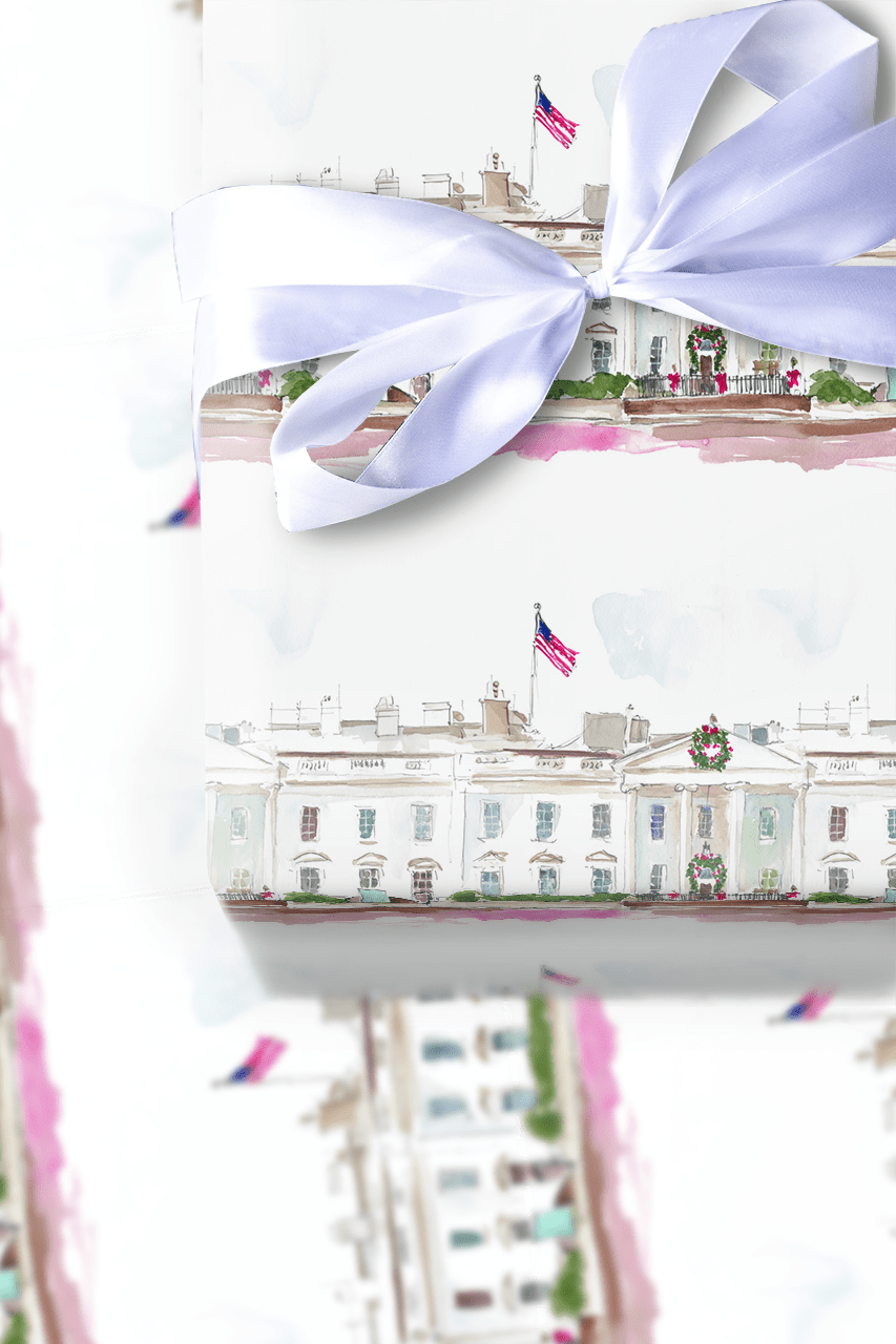 Deck the White House - Wrapping Paper - Aspen & Arlo