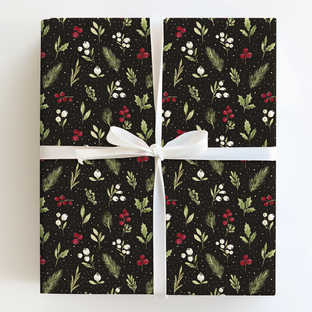 Midnight Berry Toile