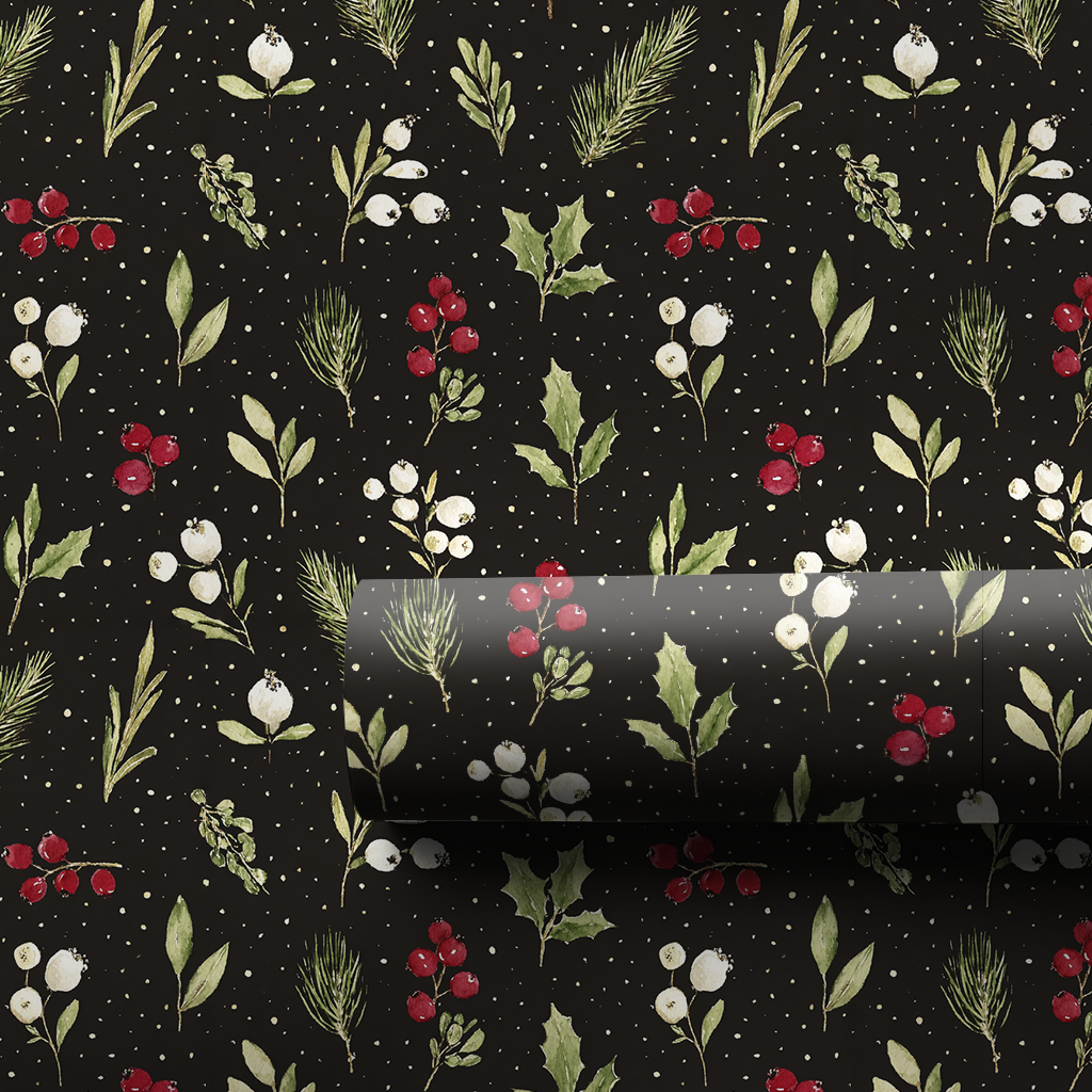 Midnight Berry Toile