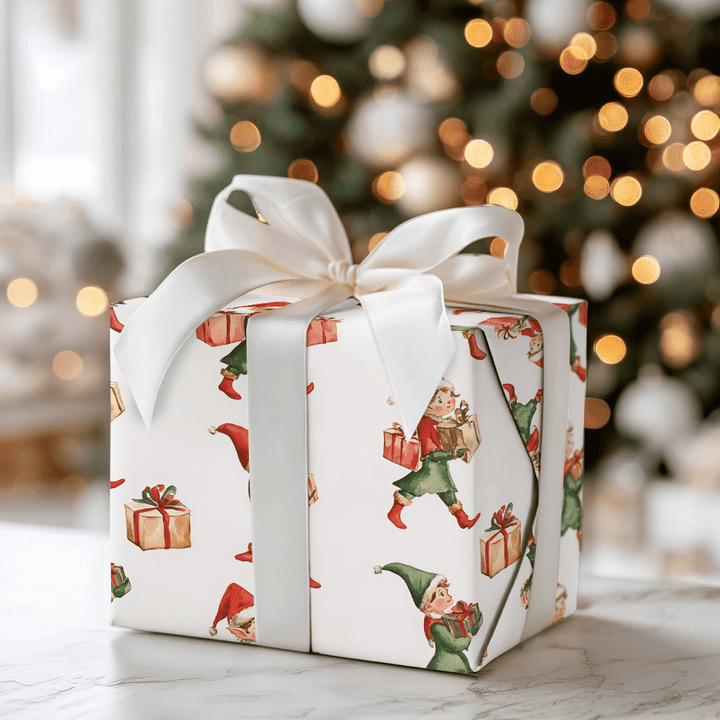 Elfin the Mood - Wrapping Paper - Aspen & Arlo