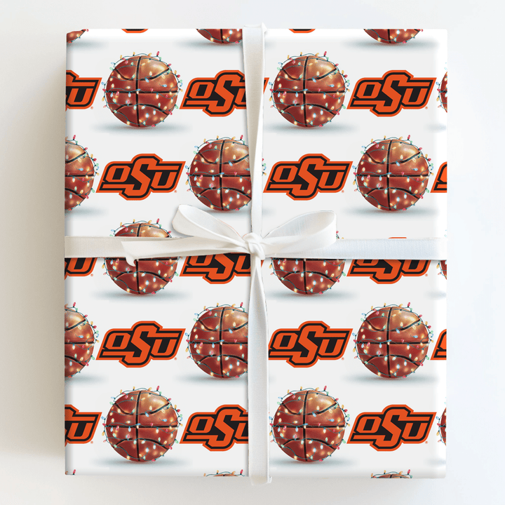Holiday Hoops Cowboys - Wrapping Paper - Aspen & Arlo
