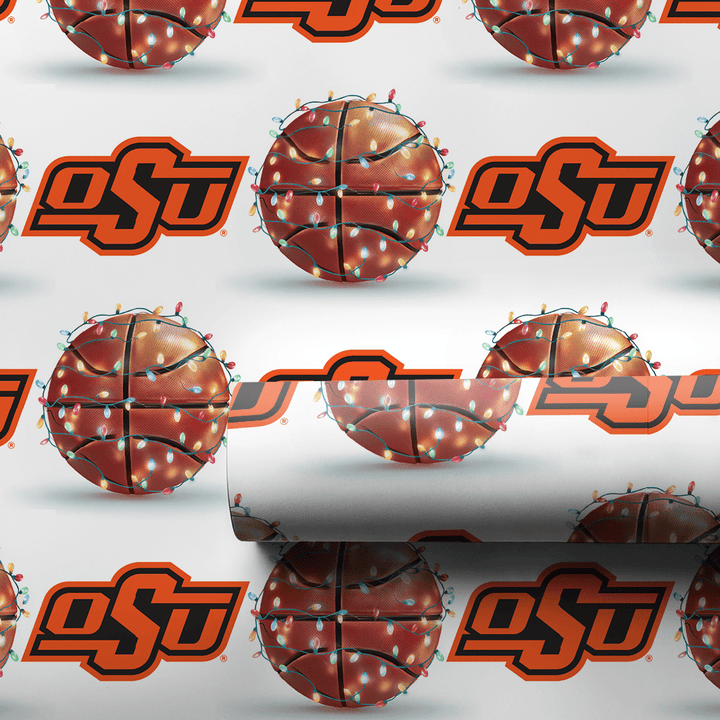 Holiday Hoops Cowboys - Wrapping Paper - Aspen & Arlo