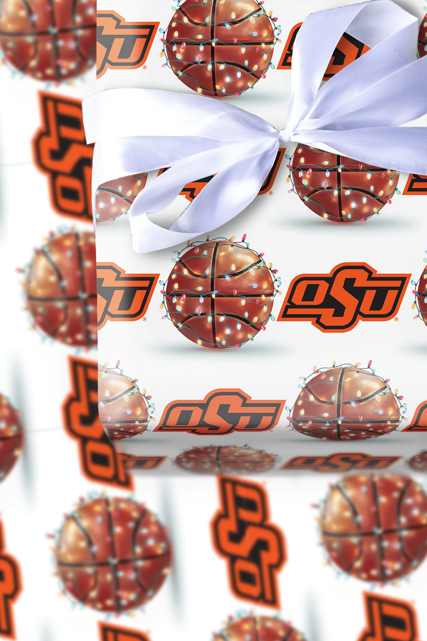 Holiday Hoops Cowboys - Wrapping Paper - Aspen & Arlo