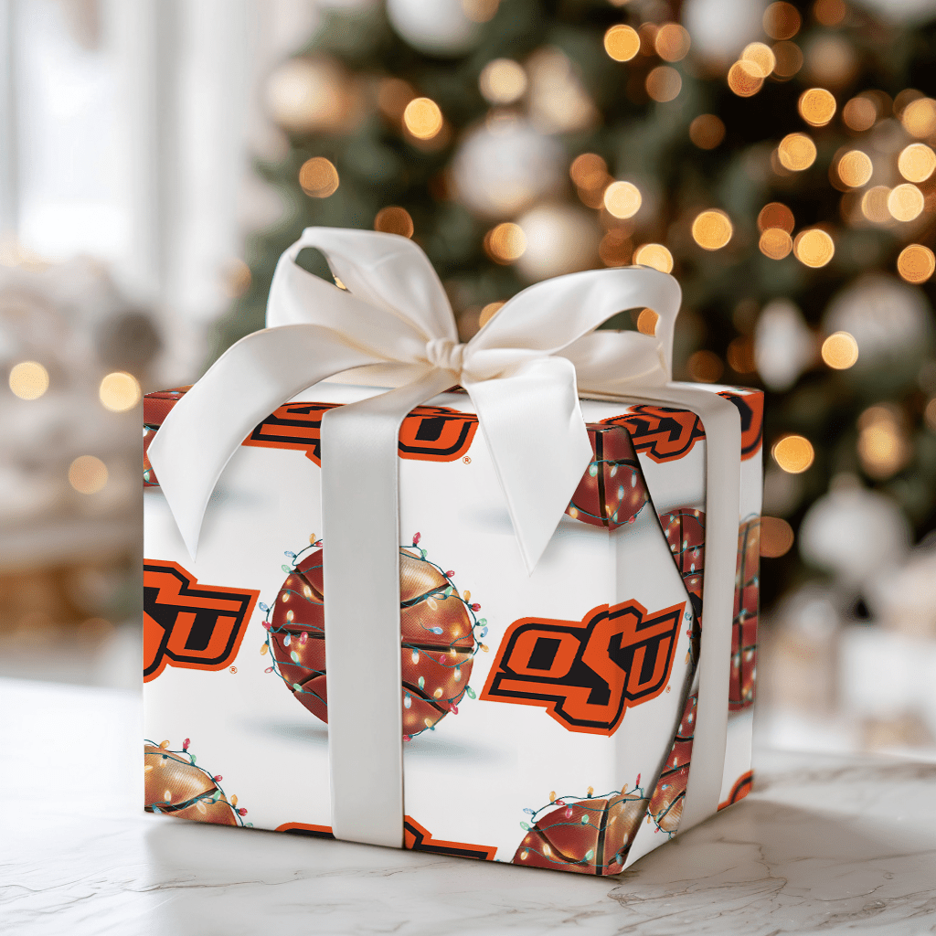 Holiday Hoops Cowboys - Wrapping Paper - Aspen & Arlo