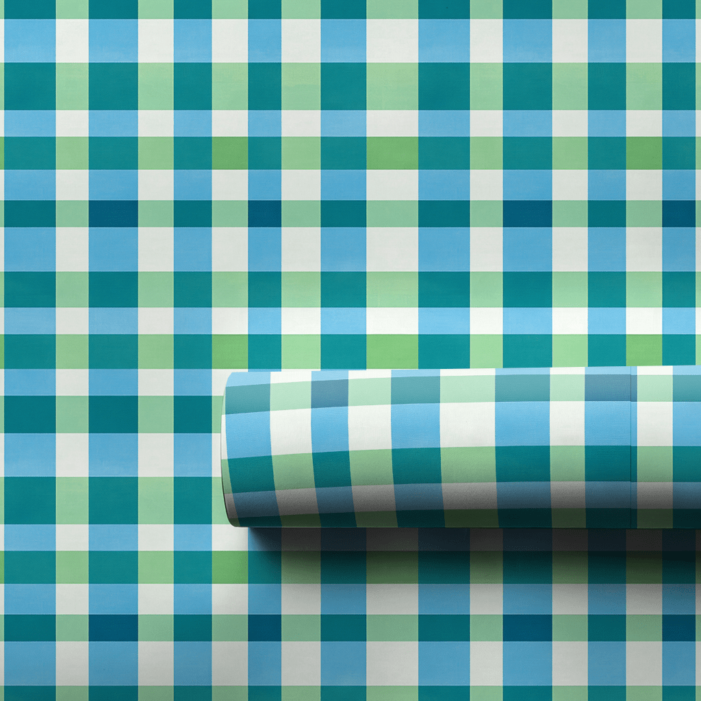 Gingham Goals - Wrapping Paper - Aspen & Arlo