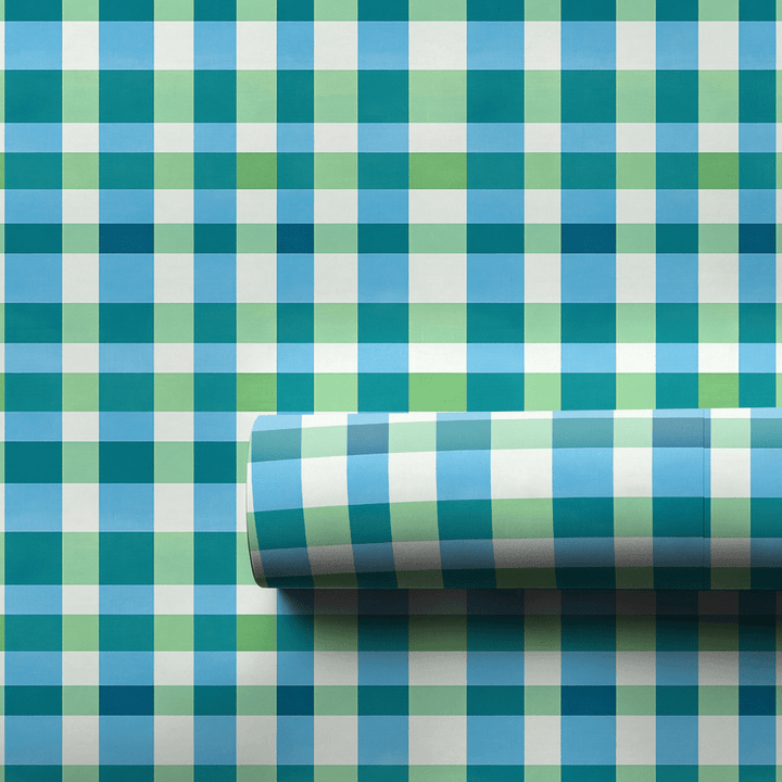 Gingham Goals - Wrapping Paper - Aspen & Arlo