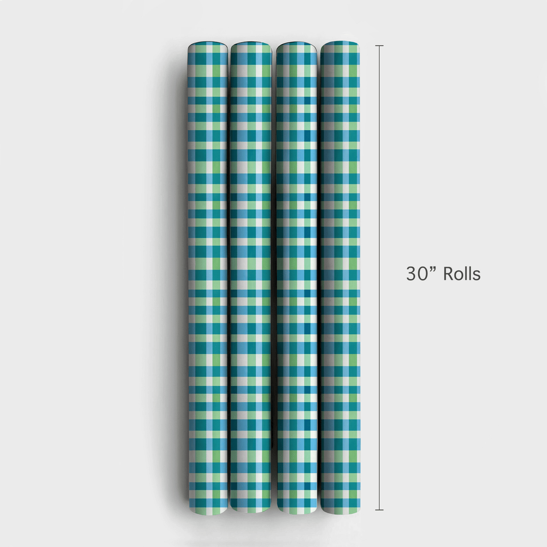 Gingham Goals - Wrapping Paper - Aspen & Arlo