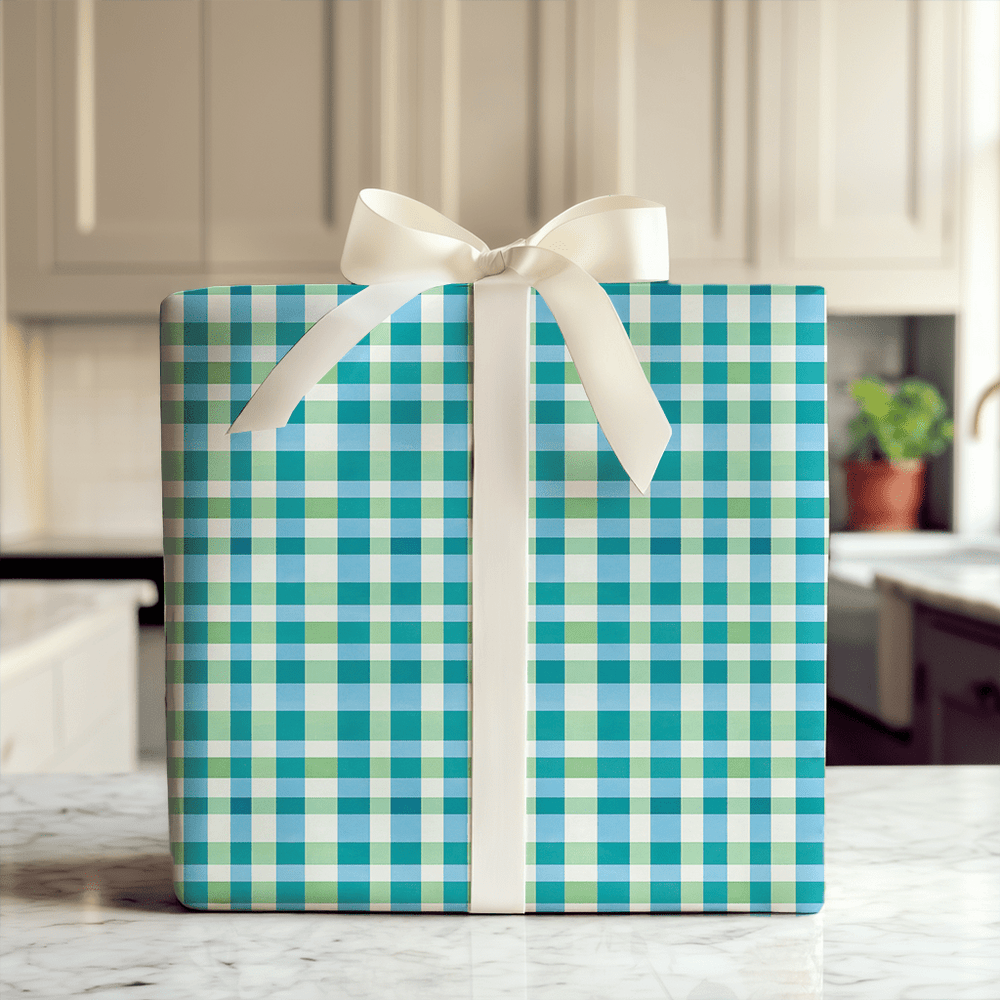 Gingham Goals - Wrapping Paper - Aspen & Arlo