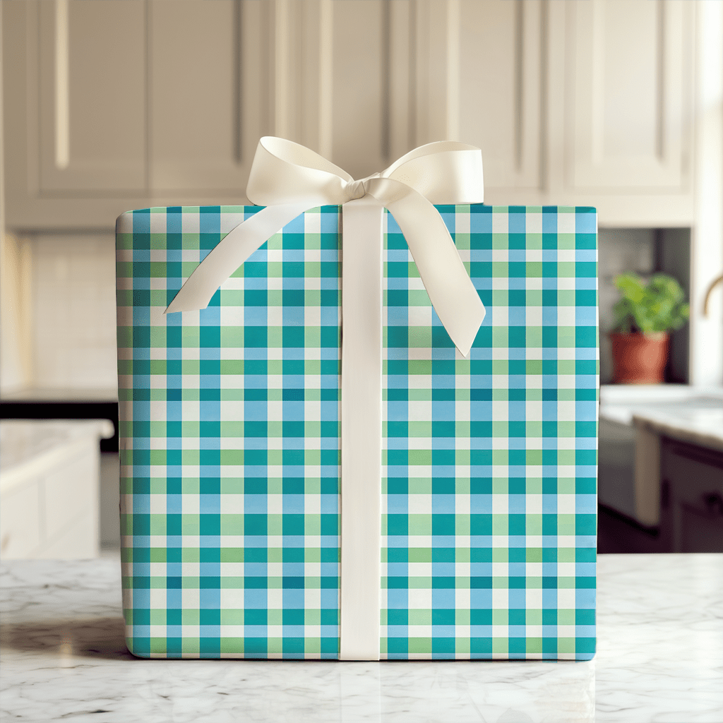 Gingham Goals - Wrapping Paper - Aspen & Arlo