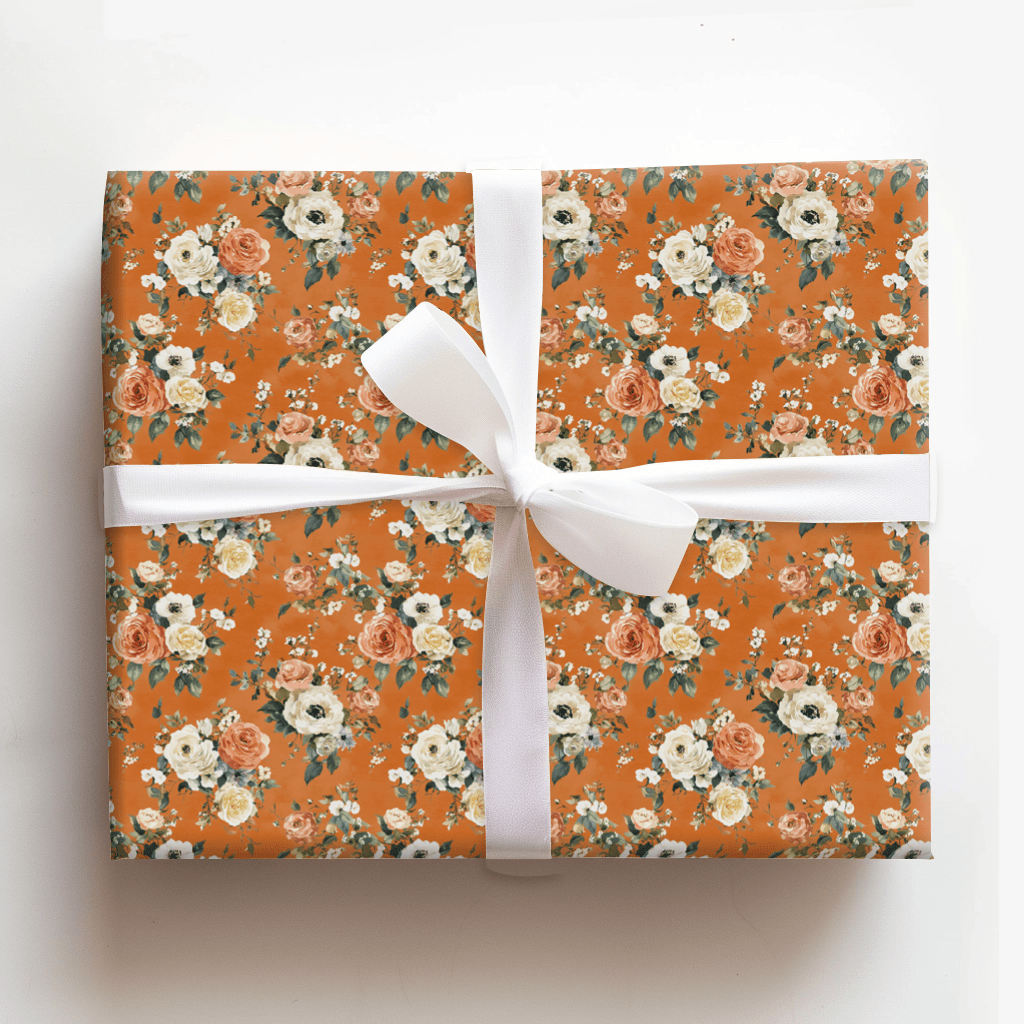 Apricot Embrace - Wrapping Paper - Aspen & Arlo