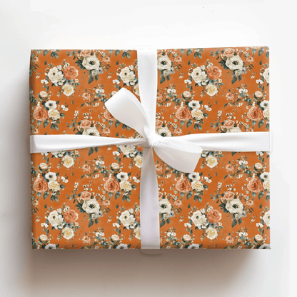 Apricot Embrace - Wrapping Paper - Aspen & Arlo