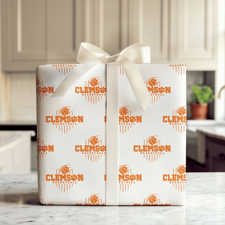 Clemson Basketball - Wrapping Paper - Aspen & Arlo