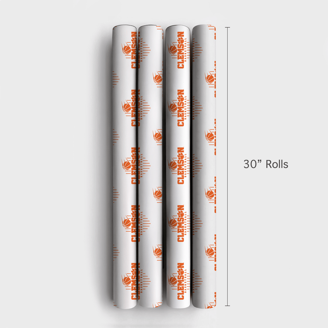 Clemson Basketball - Wrapping Paper - Aspen & Arlo