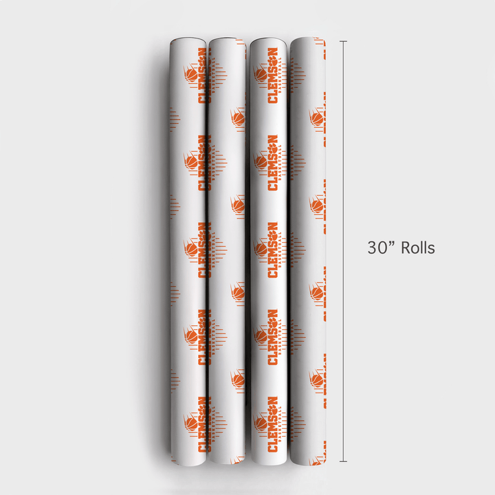 Clemson Basketball - Wrapping Paper - Aspen & Arlo