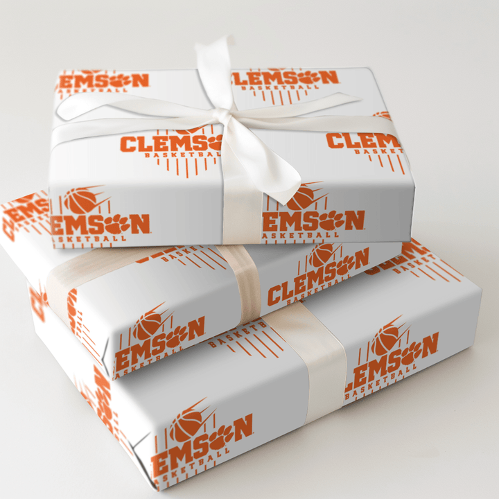 Clemson Basketball - Wrapping Paper - Aspen & Arlo