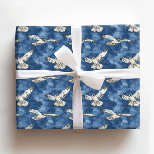 Flight Blue - Wrapping Paper - Aspen & Arlo