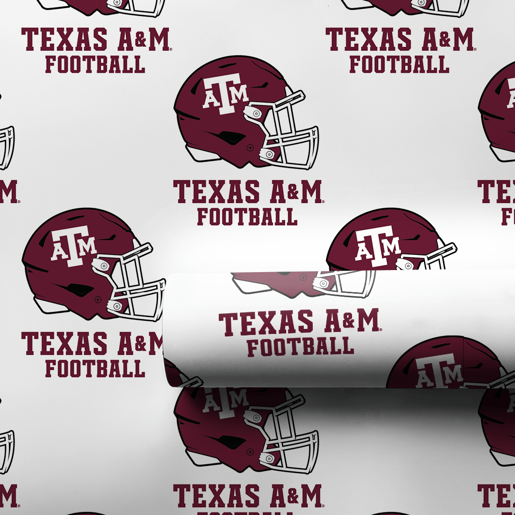 Texas A&M Football - Wrapping Paper - Aspen & Arlo