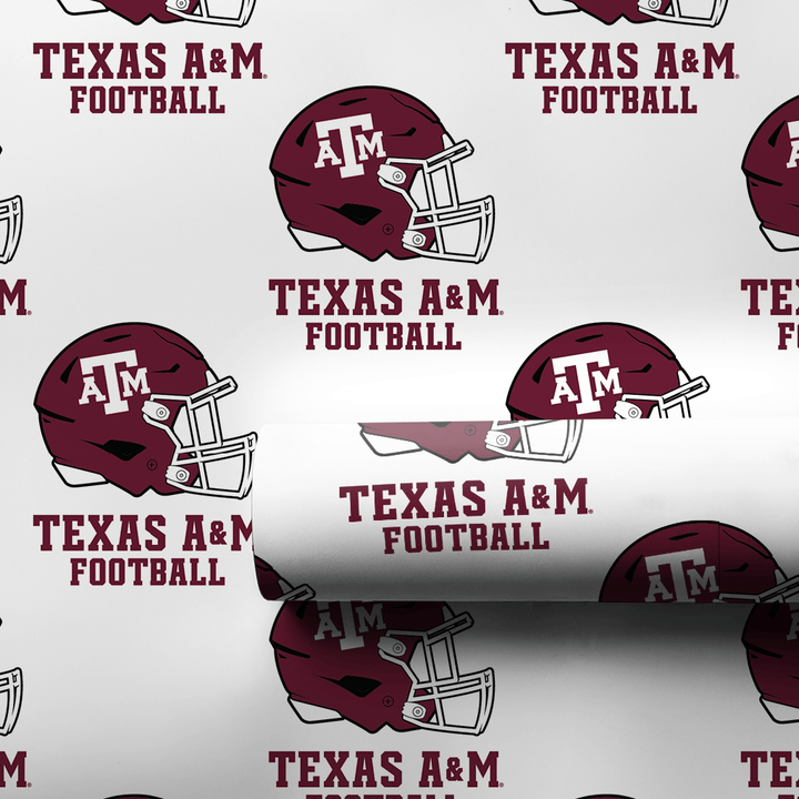 Texas A&M Football - Wrapping Paper - Aspen & Arlo