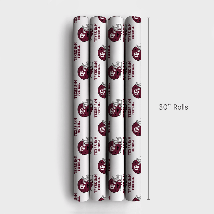 Texas A&M Football - Wrapping Paper - Aspen & Arlo